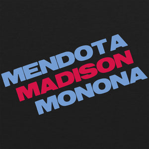Mendota Madison Monona Tri-Blend T-shirt - Vintage Black