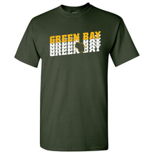 Load image into Gallery viewer, Green Bay Retro Repeat T-Shirt - Forest