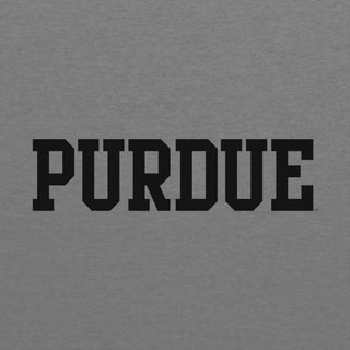 Purdue University Boilermakers Basic Block Short Sleeve T Shirt - Premium Heather