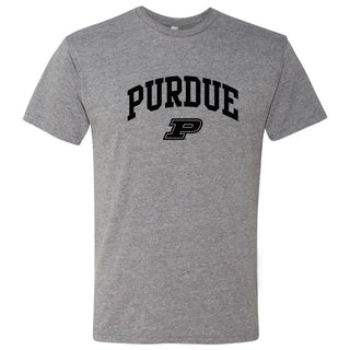 Purdue University Boilermakers Arch Logo T Shirt - Premium Heather