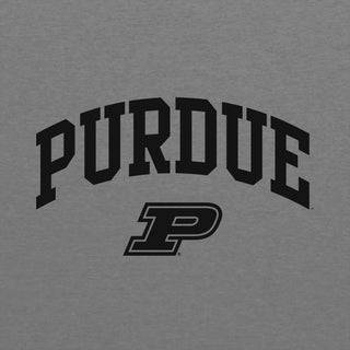 Purdue University Boilermakers Arch Logo T Shirt - Premium Heather