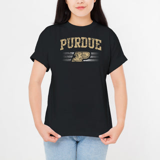 Purdue Dynasty Logo NLA T Shirt - Black