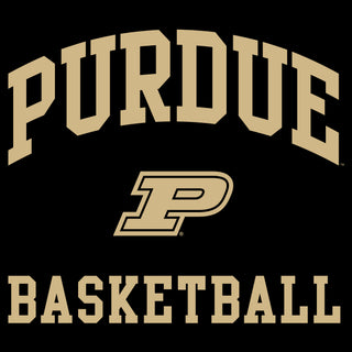 Purdue Boilermakers Arch Logo Basketball Long Sleeve T Shirt - Black