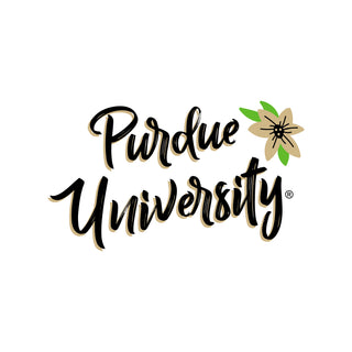 Purdue Floral State Comfort Colors Short Sleeve T Shirt - White