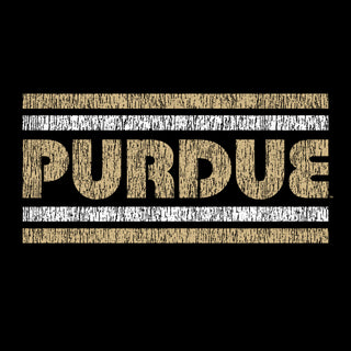 Purdue University Boilermakers Retro Underline T-Shirt - Black