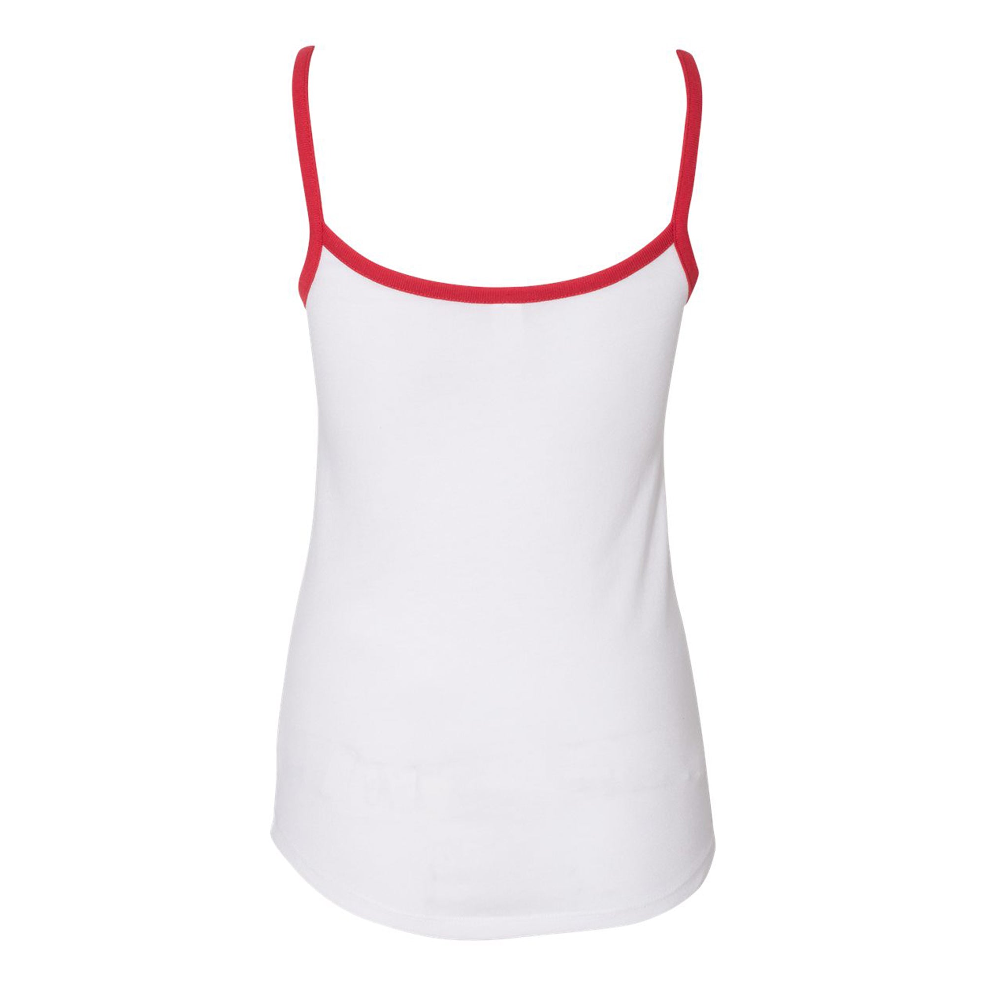 Sconnie Womens Ringer Cami Tank - White/Red – Sconnie Nation