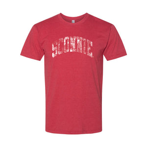 Vintage Sconnie Poly-Cotton T-shirt - Heather Red
