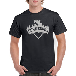 Tennessee Racoon Arch T-Shirt - Black