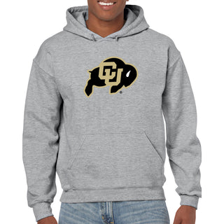 University of Colorado Buffaloes Primary Logo Hoodie - Sport Grey