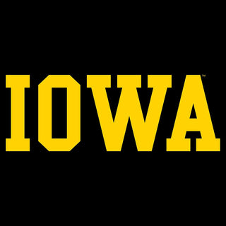 Iowa Hawkeyes Basic Block Youth T-Shirt - Black