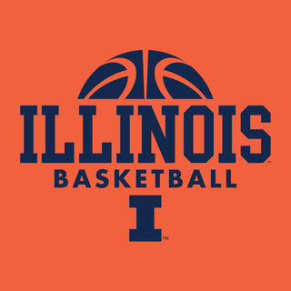 University of Illinois Fighting Illini Basketball Hype Cotton T-Shirt - Orange