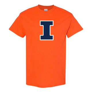 University of Illinois Fighting Illini Primary Logo Cotton T-Shirt - Orange