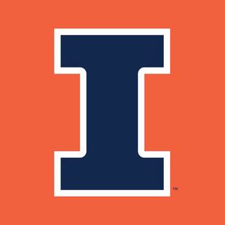University of Illinois Fighting Illini Primary Logo Cotton Hoodie - Orange