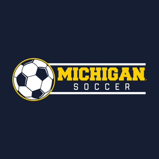 Michigan Wolverines Soccer Spotlight T Shirt - Navy