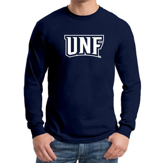 University of North Florida Ospreys Basic Block Long Sleeve T-Shirt - Navy
