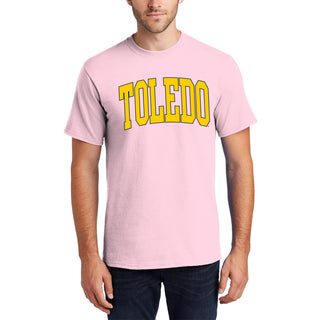 Toledo Rockets Mega Arch T-Shirt - Light Pink