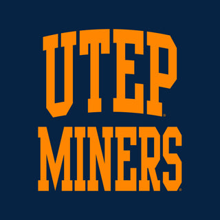 UTEP Front Back Print T-Shirt - Navy