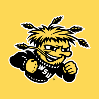 Wichita State University Shockers Primary Logo Short Sleeve T Shirt - Daisy