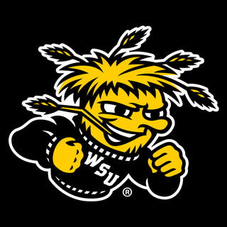 Wichita State Shockers Primary Logo Left Chest 1/4 Zip Sweatshirt - Black