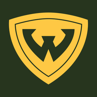 Wayne State University Warriors Front Back Print Short Sleeve T Shirt - Forest