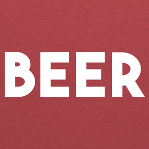 We Want More Beer T Shirt - Red Triblend