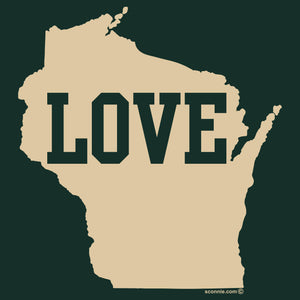 Wi Love Milwaukee T-Shirt - Forest